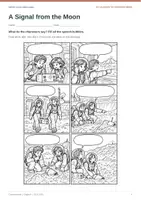 Vorschau - Stundenentwürfe - Eigene Comics schreiben | Englisch Klasse 7/8 | A Signal from the Moon - Seite 3