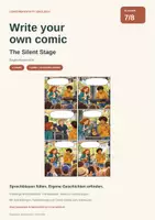 Vorschau - Stundenentwürfe - Eigene Comics schreiben | Englisch Klasse 7/8 | The Silent Stage - Deckblatt