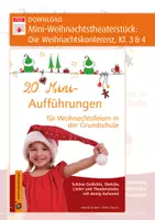 Vorschau - Arbeitsblätter - Mini-Weihnachtstheaterstück_Die Weihnachtskonferenz_Kl 3-4 - Deckblatt