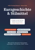 Vorschau - Arbeitsblätter - Kurzgeschichte & Stilmittel – MSA-Training Deutsch 9/10 | 4 neue Kurzgeschichten - Deckblatt