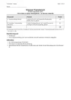 Vorschau - Klassenarbeiten - Französisch-Klausur EF: Ramuz, La Grande Peur dans la montagne (Suisse romande) + EWH - Deckblatt
