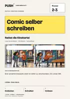 Vorschau - Arbeitsblätter - Comic selber schreiben | Klasse 2-3 | Rettet die Kinokarte! - Deckblatt