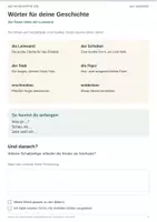 Vorschau - Arbeitsblätter - Comic selber schreiben | Klasse 2-3 | Der Riese hinter der Leinwand - Seite 2