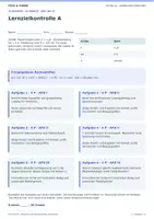 Vorschau - Test - Physik Q1 | Lernzielkontrolle Potenzial und Kondensatoren bilanzieren | Testpaket A/B mit Lösungen - Seite 1