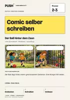 Vorschau - Arbeitsblätter - Comic selber schreiben | Klasse 2-3 | Der Ball hinter dem Zaun - Deckblatt