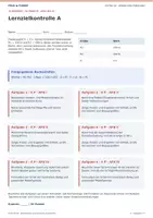 Vorschau - Test - Physik Q1 | Lernzielkontrolle Stromkreise und Sensoren analysieren | Testpaket A/B mit Lösungen - Seite 1