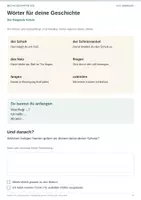 Vorschau - Arbeitsblätter - Comic selber schreiben | Klasse 2-3 | Der fliegende Schuh - Seite 2