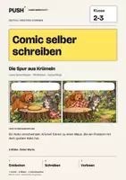 Vorschau - Arbeitsblätter - Comic selber schreiben | Klasse 2-3 | Die Spur aus Krümeln - Deckblatt