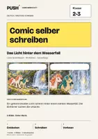 Vorschau - Arbeitsblätter - Comic selber schreiben | Klasse 2-3 | Das Licht hinter dem Wasserfall - Deckblatt