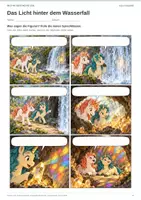 Vorschau - Arbeitsblätter - Comic selber schreiben | Klasse 2-3 | Das Licht hinter dem Wasserfall - Seite 1