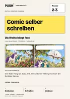 Vorschau - Arbeitsblätter - Comic selber schreiben | Klasse 2-3 | Die Wolke hängt fest - Deckblatt