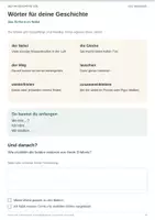 Vorschau - Arbeitsblätter - Comic selber schreiben | Klasse 2-3 | Das Einhorn im Nebel - Seite 2