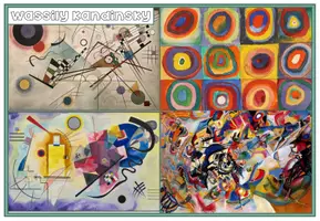 Vorschau - Arbeitsblätter - Wassily Kandinsky - Künstler - Flipbook einen Steckbrief erstellen & Kunstbetrachtung - Seite 1