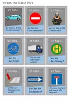 Vorschau - Stationenlernen - Verkehrserziehung - Lesespiel - 2fach differenziert für Klasse 1-4 - Seite 3