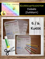 Vorschau - Merkblätter - Das Koordinatensystem - Faltblatt (Foldable) - Deckblatt