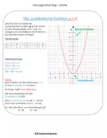 Vorschau - Arbeitsblätter - Die Quadratische Funktion - AB (Merkeblatt) - Seite 3