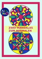Vorschau - Mal- und Bastelvorlagen - Zwei abstrakte Mandalas zum Ausmalen - Deckblatt
