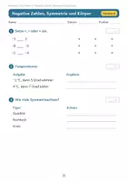 Vorschau - Arbeitsblätter - Rechenfit Test Klasse 5 - Negative Zahlen, Symmetrie und Körper - Seite 3