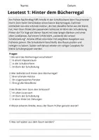 Vorschau - Arbeitsblätter - Lesetest Klasse 3 Ein geheimes Versteck | 10 Texte mit Fragen & Lösungen - Seite 2