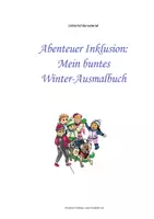 Vorschau - Arbeitsblätter - Abenteuer Inklusion: Mein buntes Winter - Ausmalbuch - Deckblatt