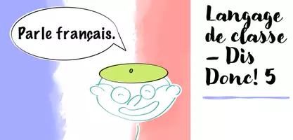 Vorschau - Poster - Langage de classe_Französische Anweisungen - Deckblatt