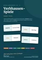 Vista previa - Unidades / Secuencias / Situaciones de Aprendizaje - Alemán B1–C1: Verbhausen-Spiele · Dominó + Tarsia de Nomen-Verb-Verbindungen | para hispanohablantes - Portada