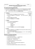 Vorschau - Arbeitsblätter - Merkzettel argumentativer Brief - Seite 1