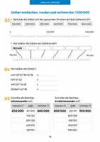 Vorschau - Arbeitsblätter - Mathe trainieren 4. Klasse: Zahlen entdecken und rechnen bis 100.000 und 1.000.000 - Seite 2