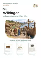 Vorschau - Stundenentwürfe - Die Wikinger – Entdeckerwerkstatt Klasse 3/4 | 7 Stationen, 2 Lesestufen - Deckblatt
