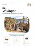Vorschau - Stundenentwürfe - Die Wikinger – Entdeckerwerkstatt Klasse 3/4 | 7 Stationen, 2 Lesestufen - Seite 1
