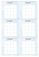 Vorschau - Spiele - Bingo-Karten Vorlage - Seite 1