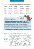 Vorschau - Arbeitsblätter - Grammatik 3. Klasse: Wortarten - Nomen, Pronomen, Verben, Adjektive - Seite 1