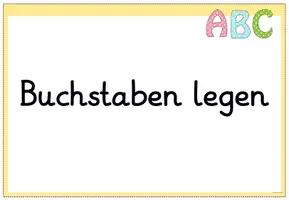 Vorschau - Arbeitsblätter - Buchstaben mit Muggelsteinen legen Klasse 1 - Grundschrift - Seite 2