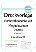 Vorschau - Arbeitsblätter - Kartei Buchstabensuche 2 Klasse 1 - Grundschrift - Seite 1