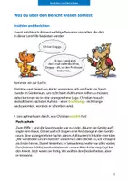 Vorschau - Arbeitsblätter - Was du über den Bericht wissen solltest (Bericht/Aufsatz 5.-7. Klasse) - Deckblatt
