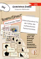 Vorschau - Stationenlernen - KOMPLETTPAKET Geometrische Formen DaZ *wachsendes Paket* - Deckblatt
