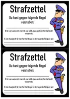 Vorschau - Fördermaterial/Inklusion - Strafzettel für kleine Verstöße - Seite 1