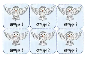 Vorschau - Bildkarten - Gruppenarbeitskärtchen „Harry Potter“ Style - Seite 2