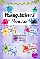 Vorschau - Anderer Materialtyp - Hausaufgabengutschein für deine Monsterklasse - Deckblatt