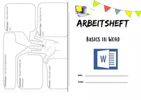 Vorschau - Arbeitsblätter - Basics in Word Arbeitsheft - Deckblatt