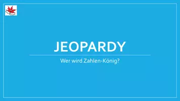 Vorschau - Spiele - Jeopardy Mathe/ Quiz Mathe an weiterführenden Schulen - Deckblatt