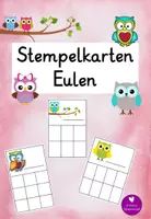 Vorschau - Anderer Materialtyp - Stempelkarten für eure Eulenklassen - Deckblatt