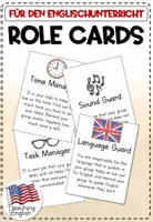 Vorschau - Bildkarten - Rollenkarten für den Englischunterricht - Deckblatt
