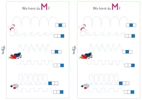 Vorschau - Arbeitsblätter - Schwungübungen - Phonologische Bewusstheit #edukiferiensale24 - Seite 3