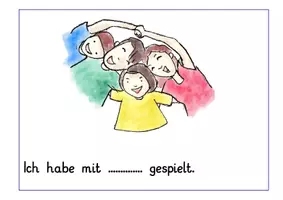Vorschau - Fördermaterial/Inklusion - Erzählkärtchen Wochenende Ferien etc. - Seite 3