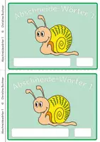 Vorschau - Stationenlernen - Erste Wörter - Abschneidewörter 1 Nachzieh-Version - Deckblatt