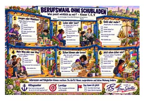 Vorschau - Stundenentwürfe - Berufsfrühorientierung / Denken ohne Schubladen - Deckblatt