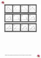 Vorschau - Merkblätter - Anleitung Dreiecke konstruieren als Filmstreifen - Deckblatt