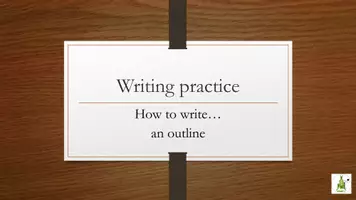 Vorschau - Präsentationen/Tafelbilder - Writing practice outline for: famous young people - Malala - Seite 1