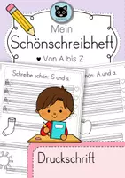Vorschau - Arbeitsblätter - Mein Schönschreibheft | Druckschrift von A bis Z - Deckblatt